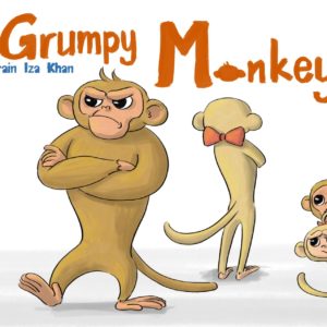 Cloud Tales : Grumpy Monkey by Hurain Iza Khan